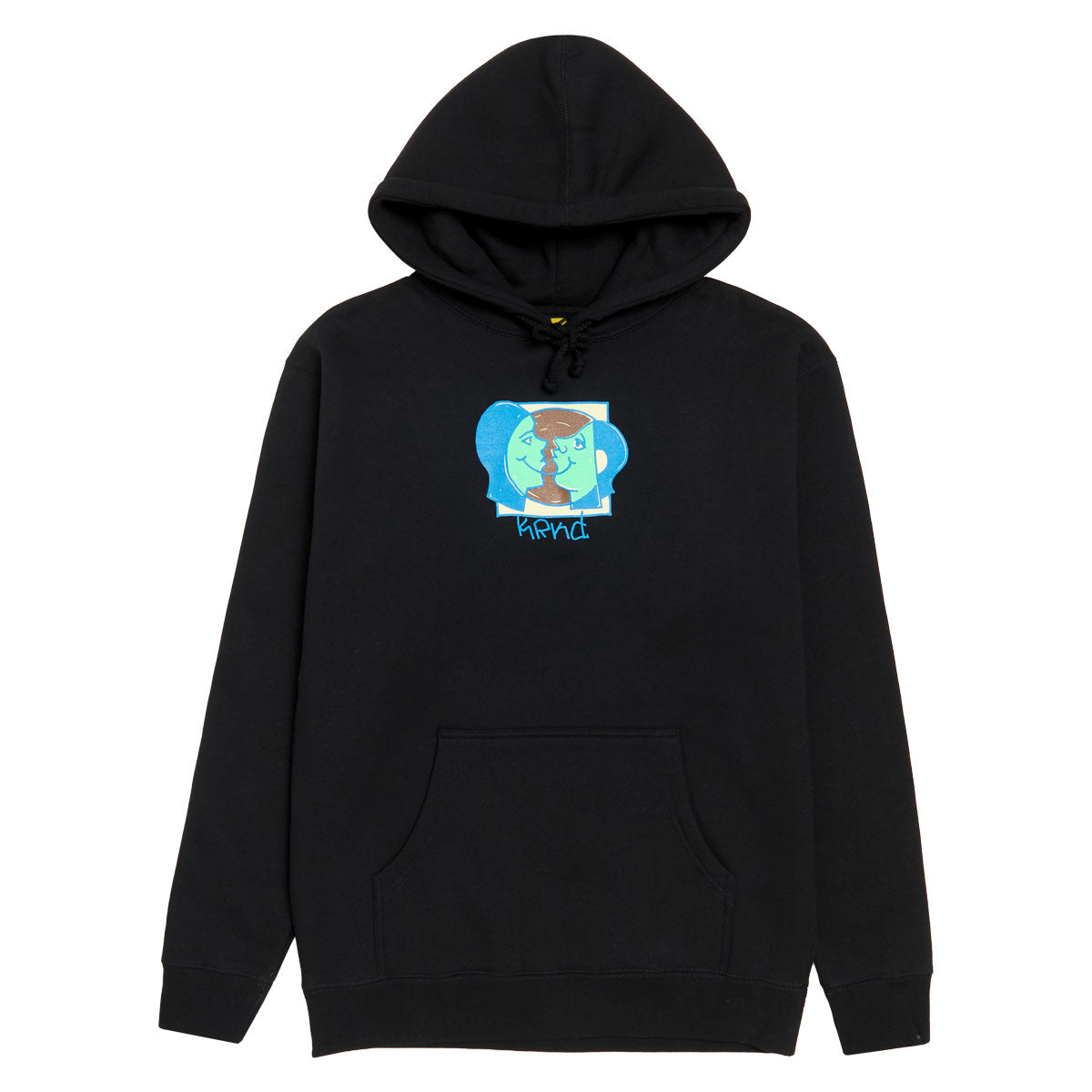 Krooked Moonsmiley Hoodie - Black/Multi image 1