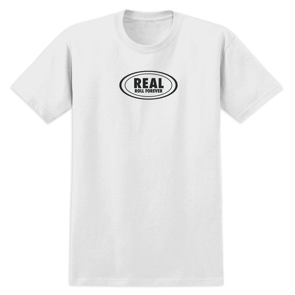 Real Roll Forever T-Shirt - White/Black image 1