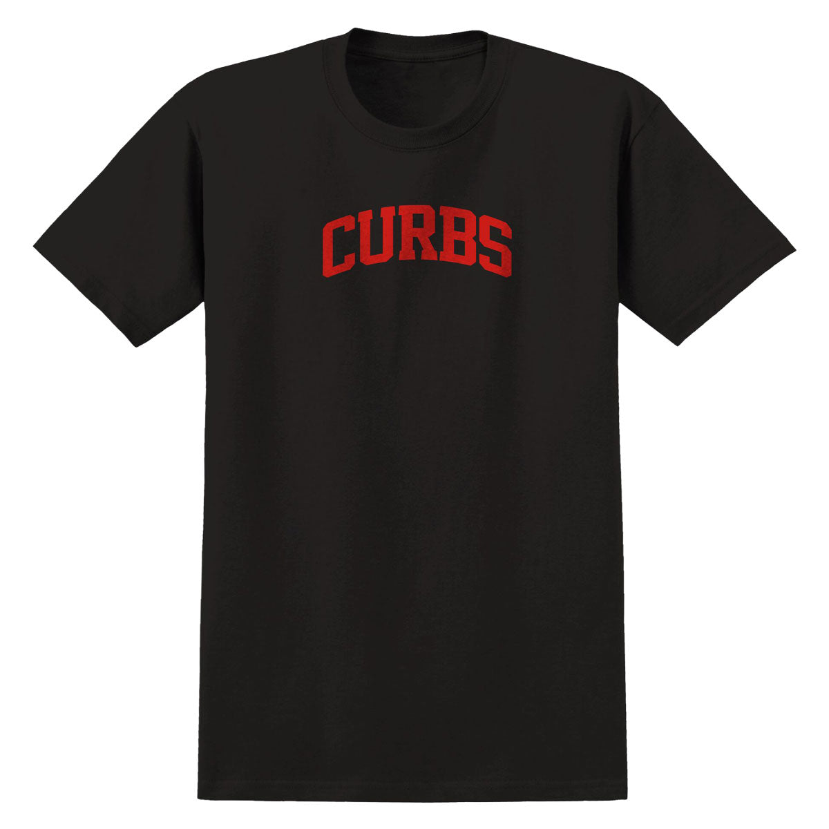 Real Curbs T-Shirt - Black/Red image 1