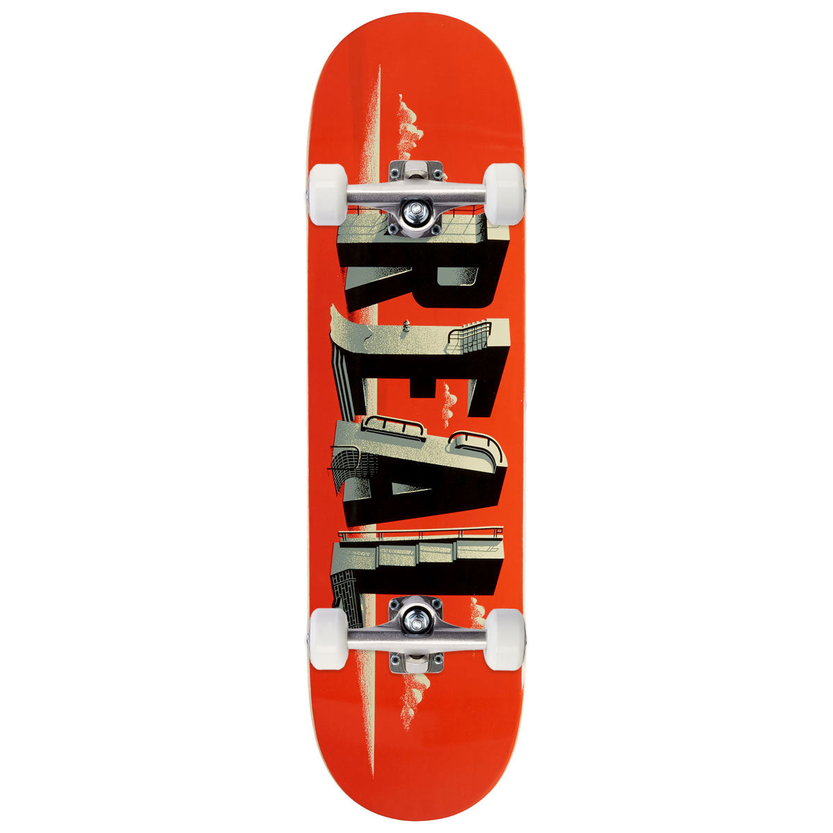 Real Spots Skateboard Complete - Orange - 8.50