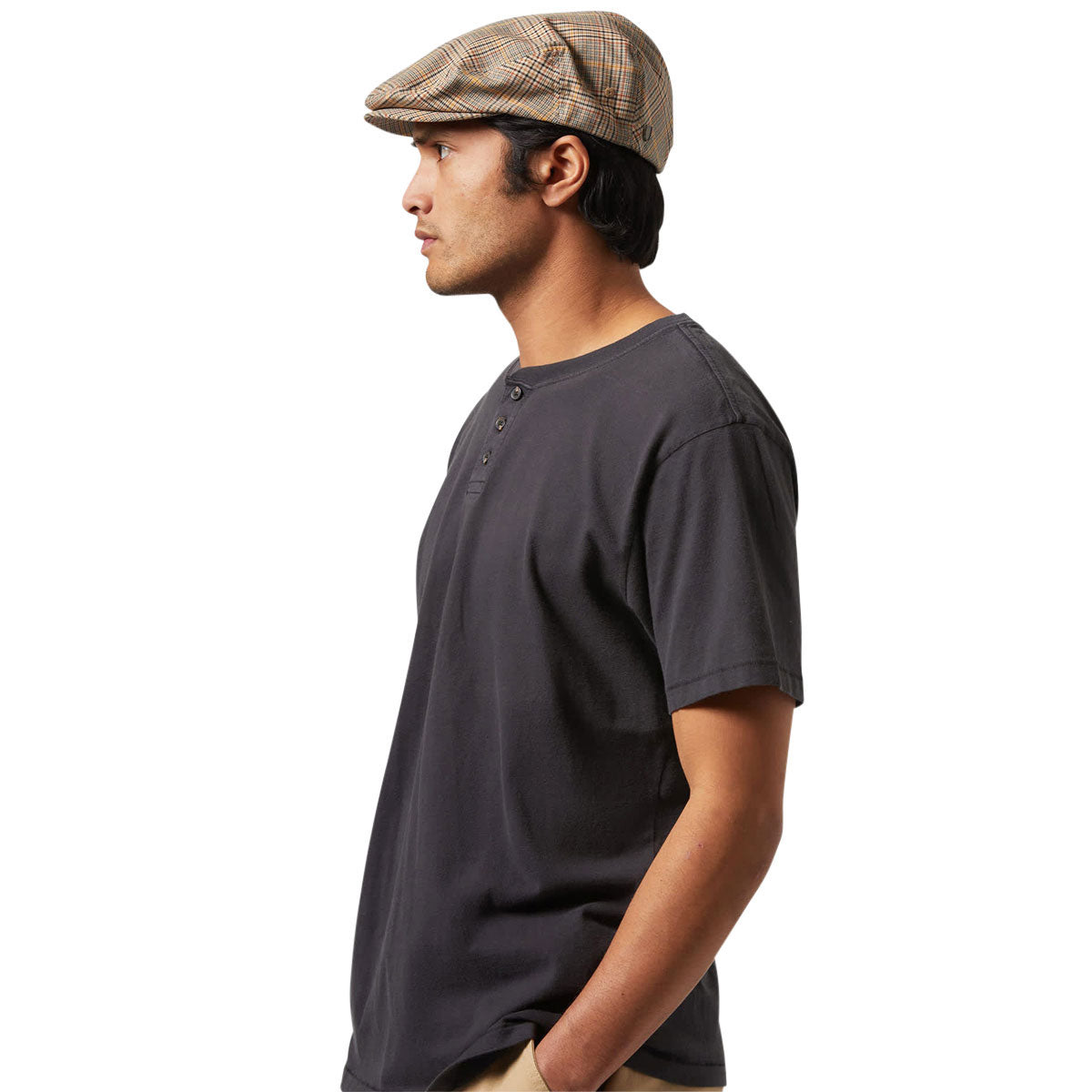 Brixton Vintage Reserve Henley Shirt - Black Sol Wash image 3