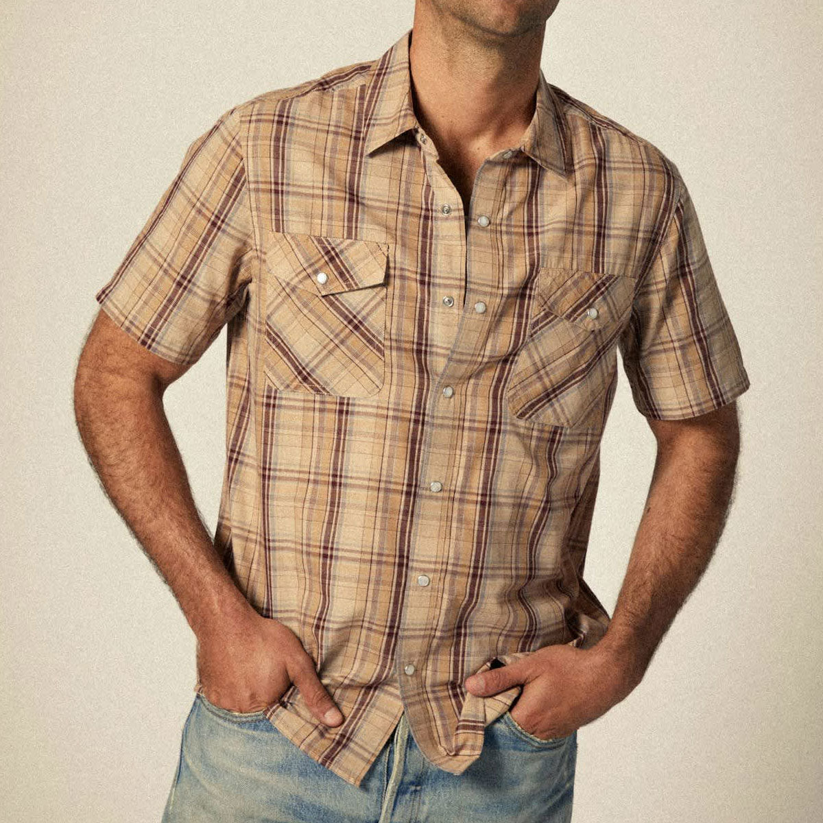 Brixton Wayne Shirt - Western Plaid image 3