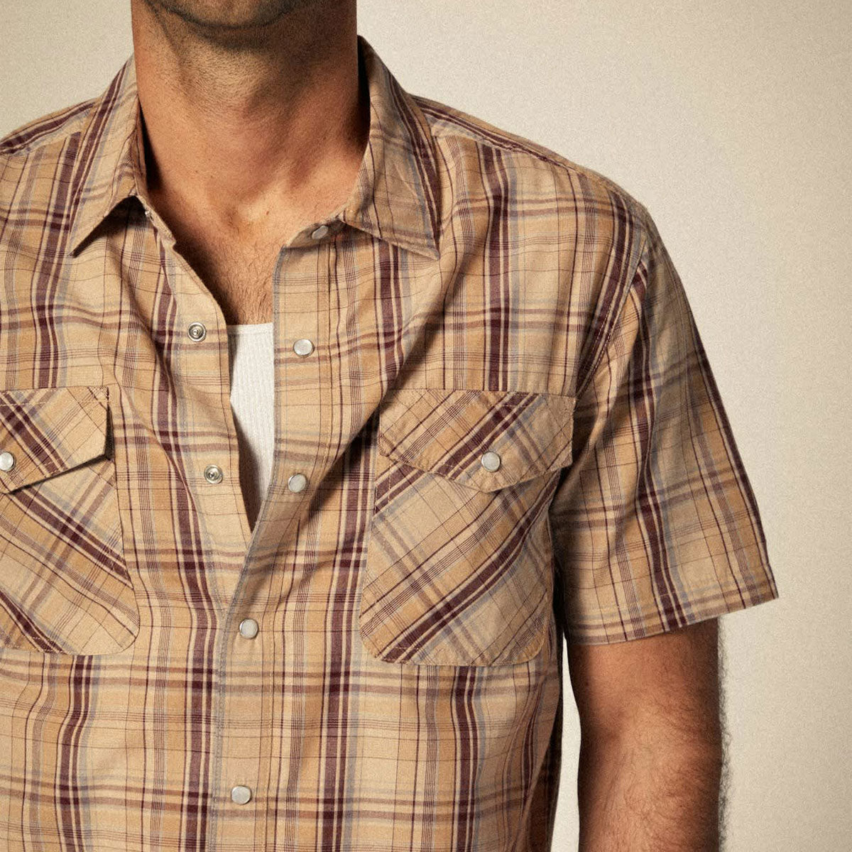 Brixton Wayne Shirt - Western Plaid image 4