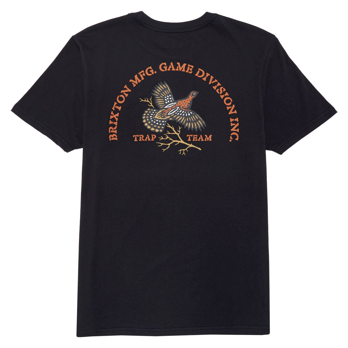 Brixton Game Tailored T-Shirt - Black image 1