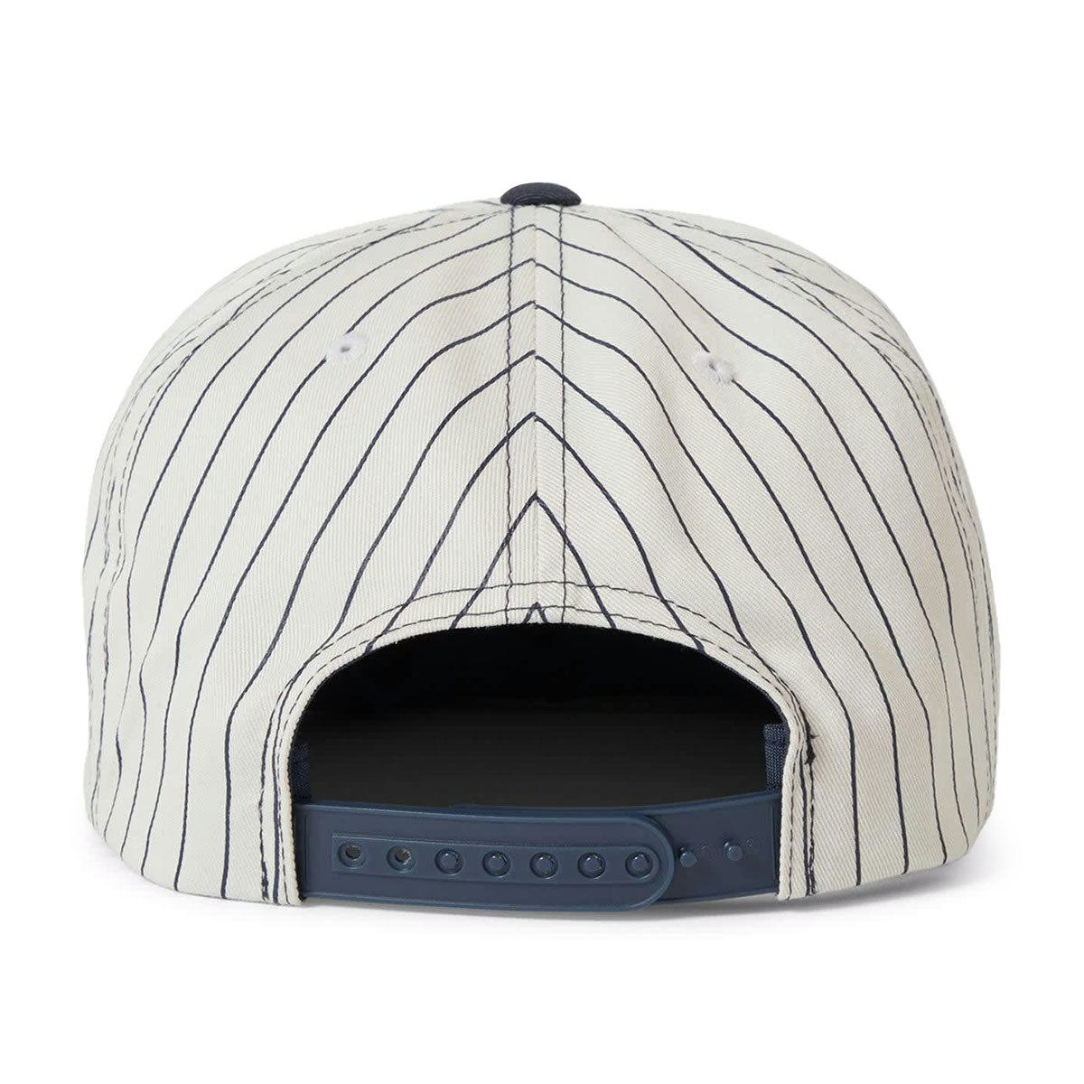 Brixton The League Mp Snapback Hat - Washed Navy/Off White image 2