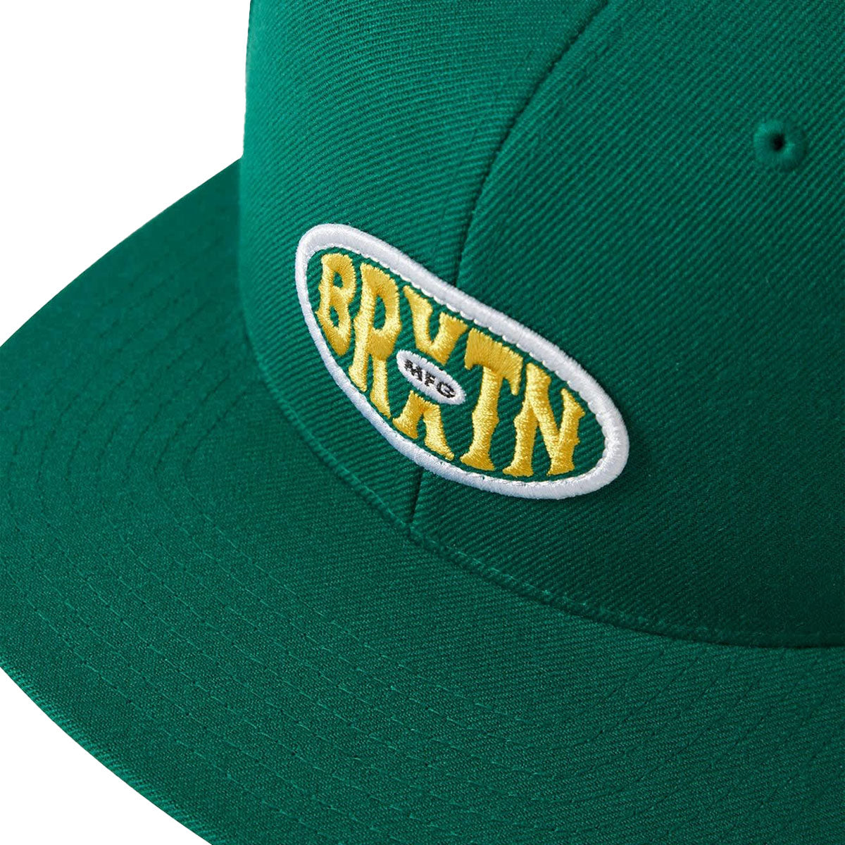 Brixton Largo Mp Snapback Hat - Deep Emerald image 3