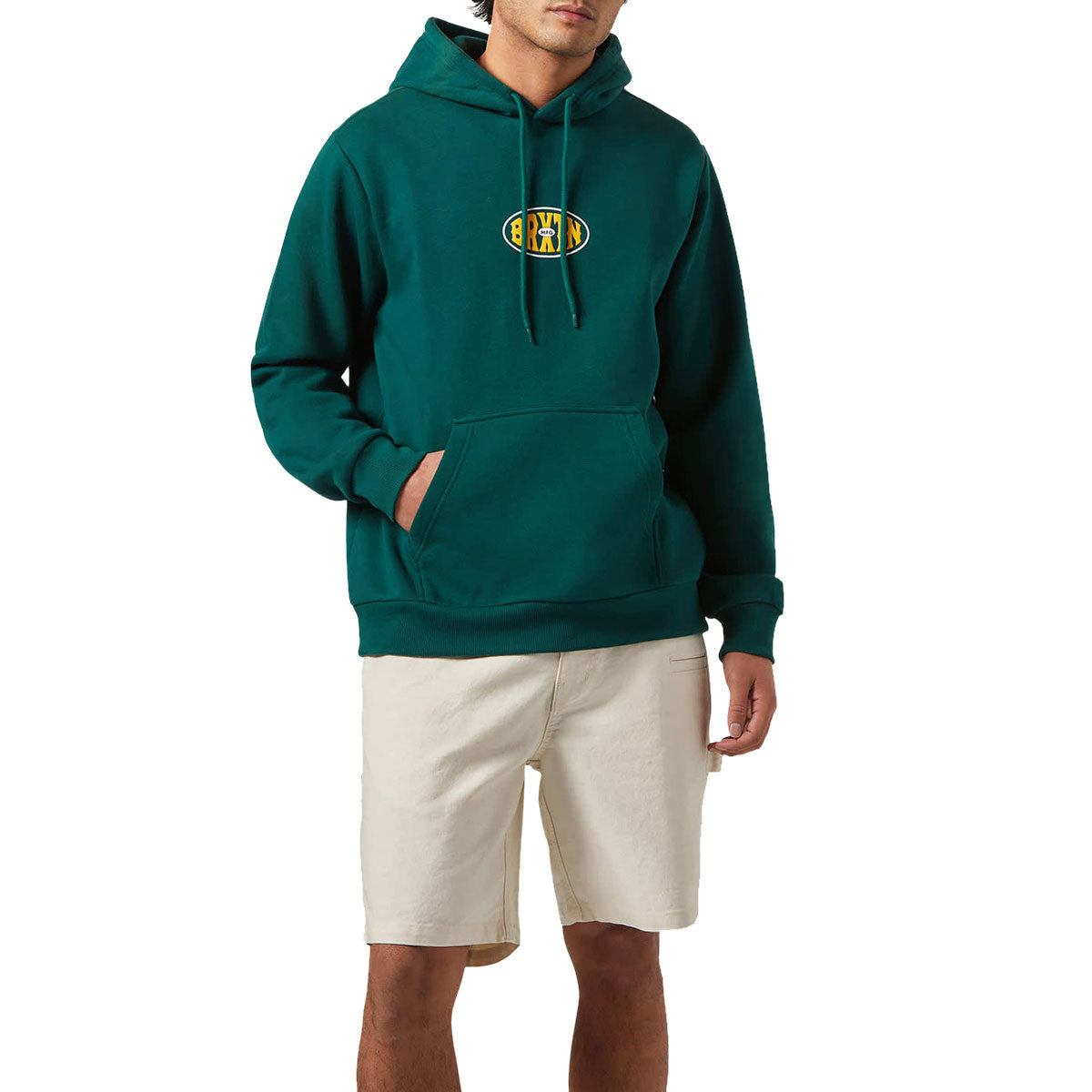 Brixton Largo Hoodie - Deep Emerald image 2
