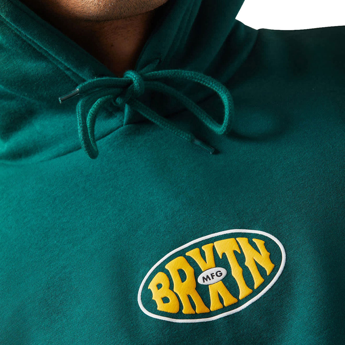 Brixton Largo Hoodie - Deep Emerald image 3