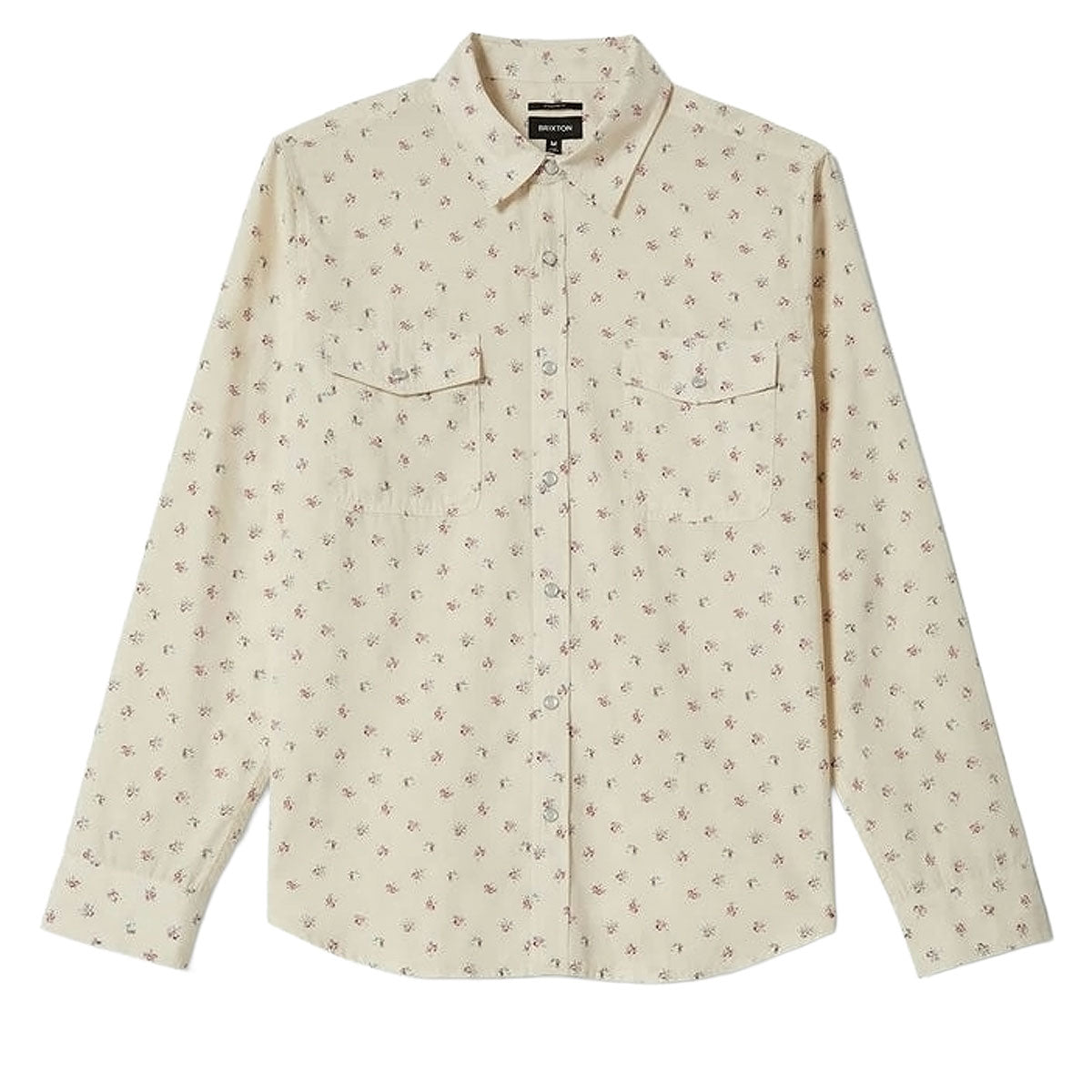 Brixton Wayne Long Sleeve Shirt - Whitecap image 2