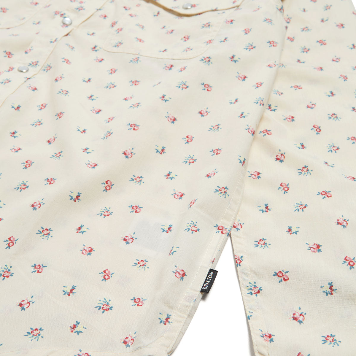 Brixton Wayne Long Sleeve Shirt - Whitecap image 4