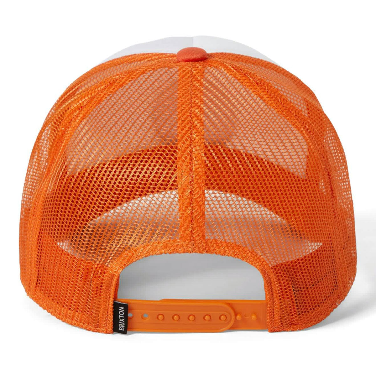 Brixton Out After Dark Np Hp Trucker Hat - Tangerine/Off White image 2