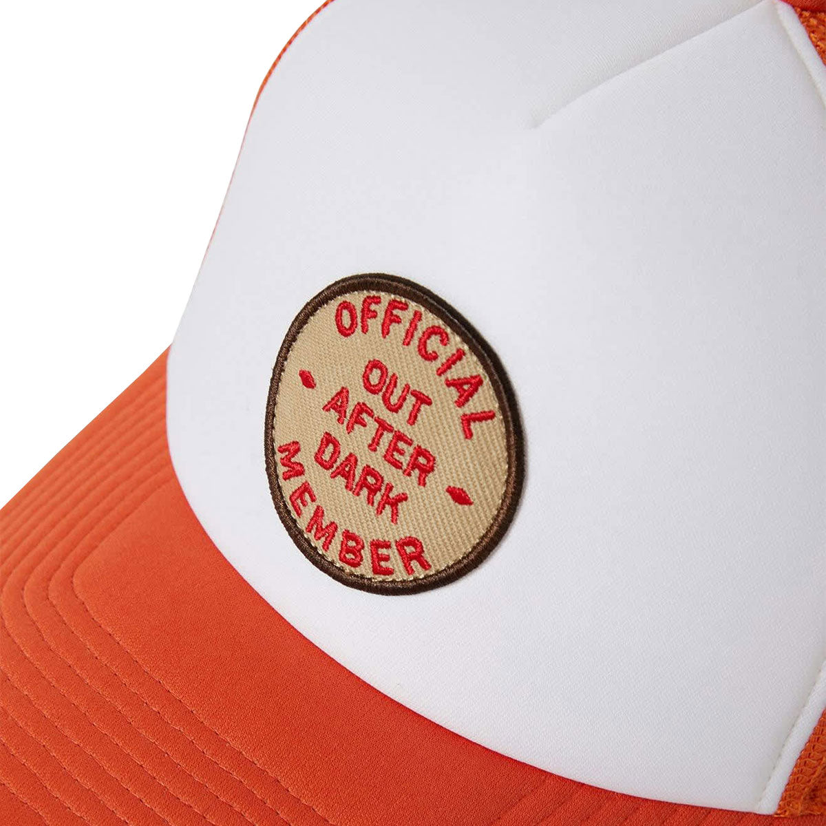 Brixton Out After Dark Np Hp Trucker Hat - Tangerine/Off White image 3