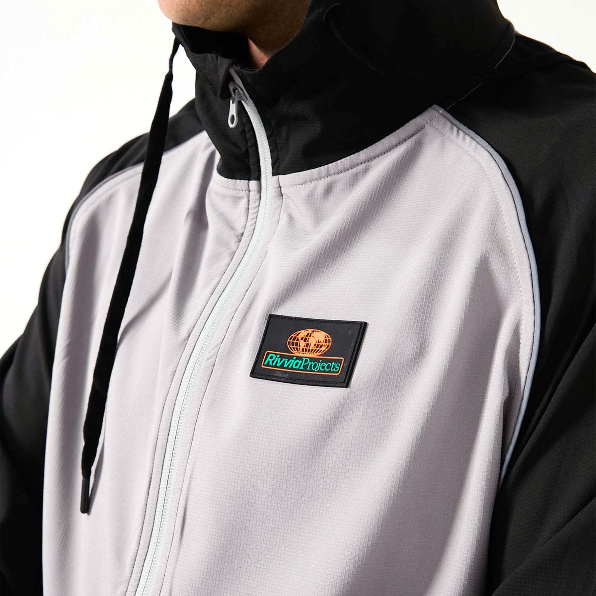 Rivvia Global Projects Spray Jacket - Black/Grey image 4