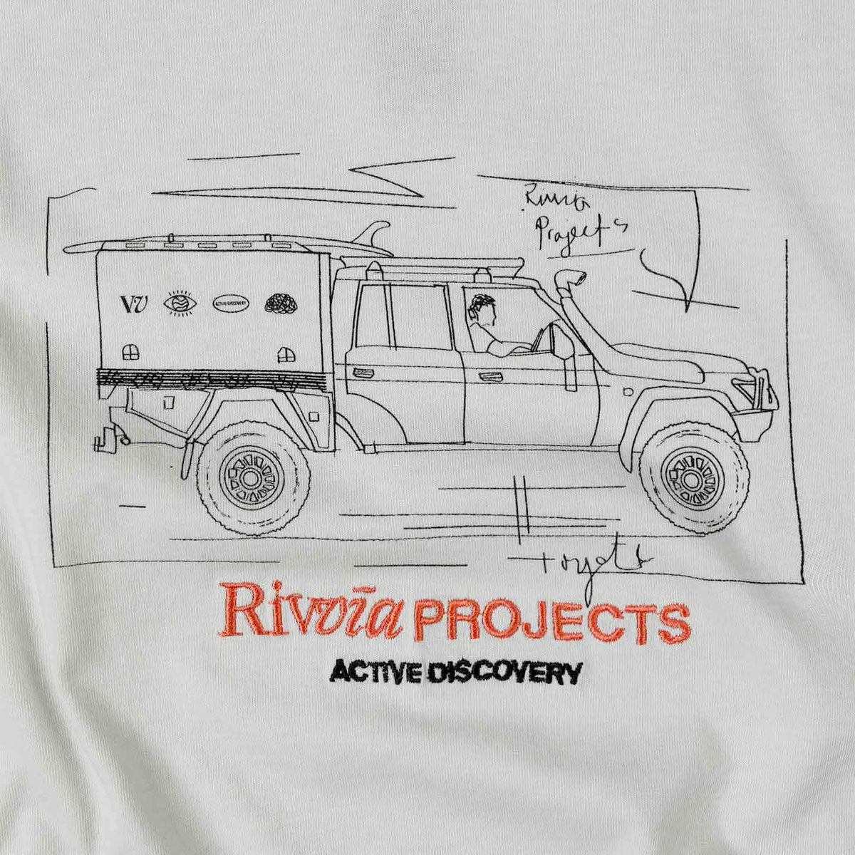 Rivvia Off Road T-Shirt - Off White image 2