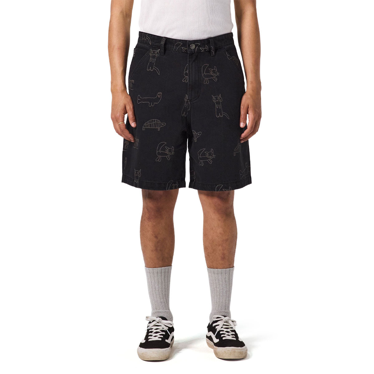 Former Reynolds Yardage Denim 21 Walk Shorts - Washed Black image 3