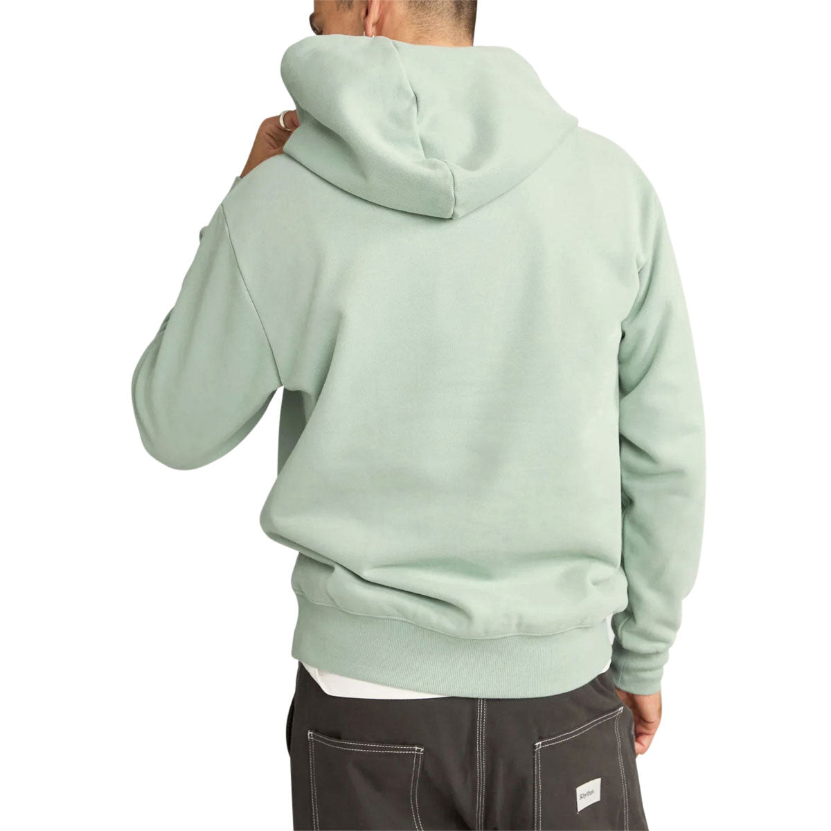 Rhythm Contrast Stitch Hoodie - Sky image 2