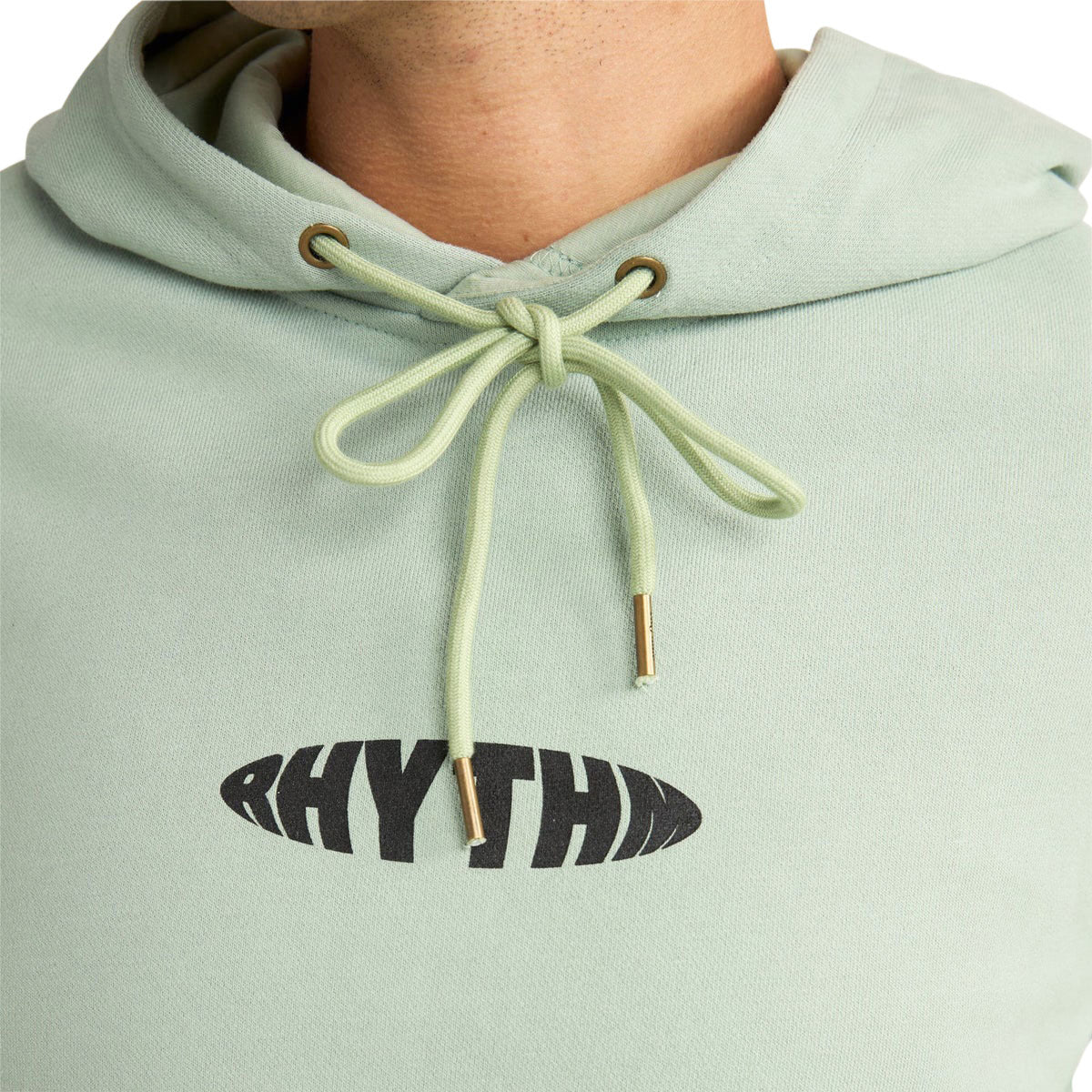 Rhythm Contrast Stitch Hoodie - Sky image 3