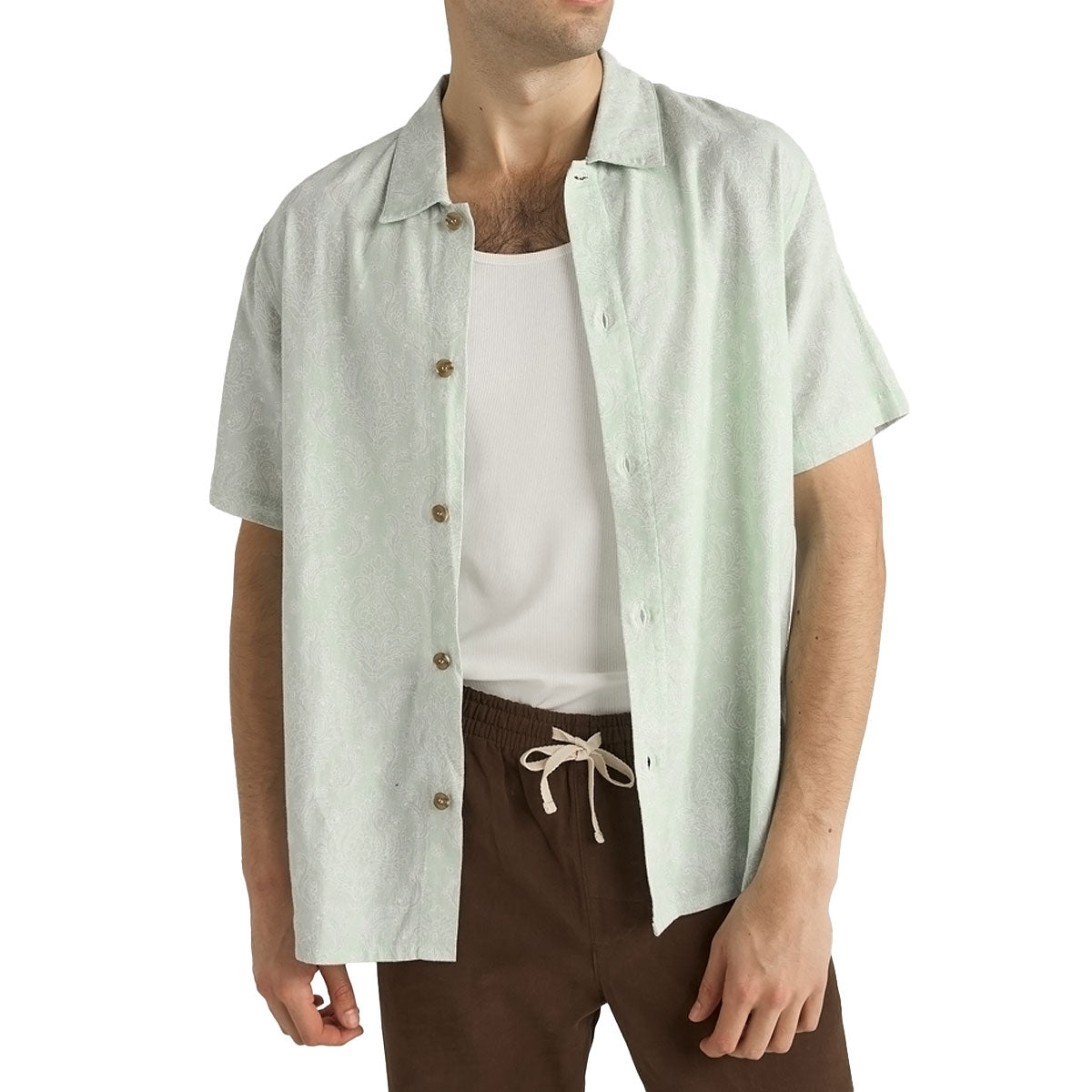 Rhythm Ornate Shirt - Sage image 1