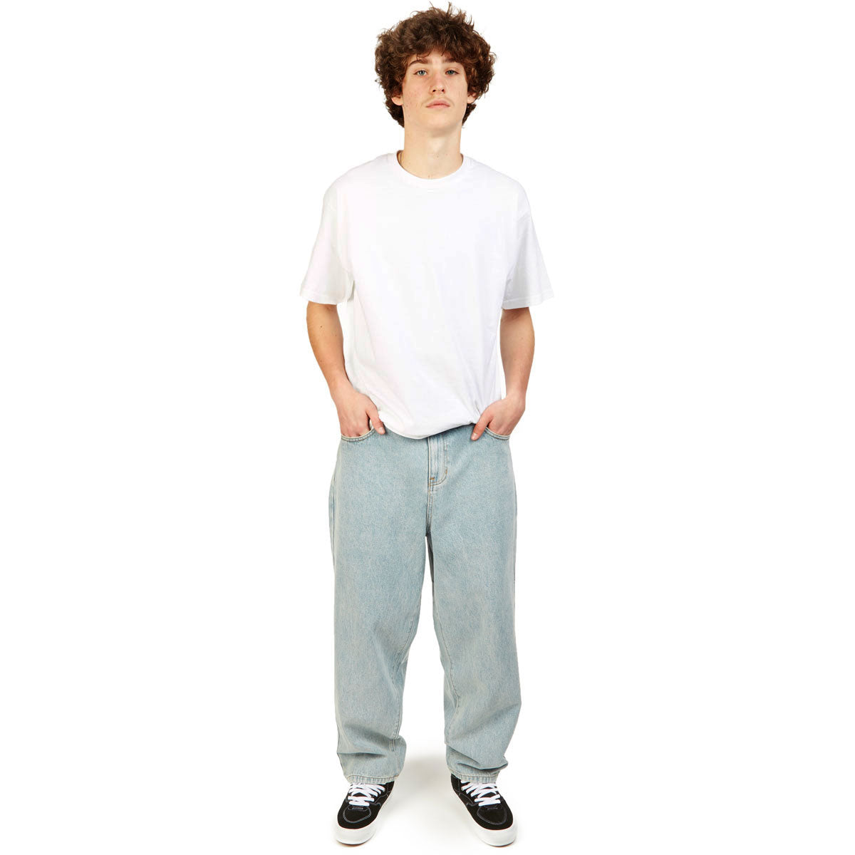 CCS Baggy Taper Denim Jeans - Light Wash image 2
