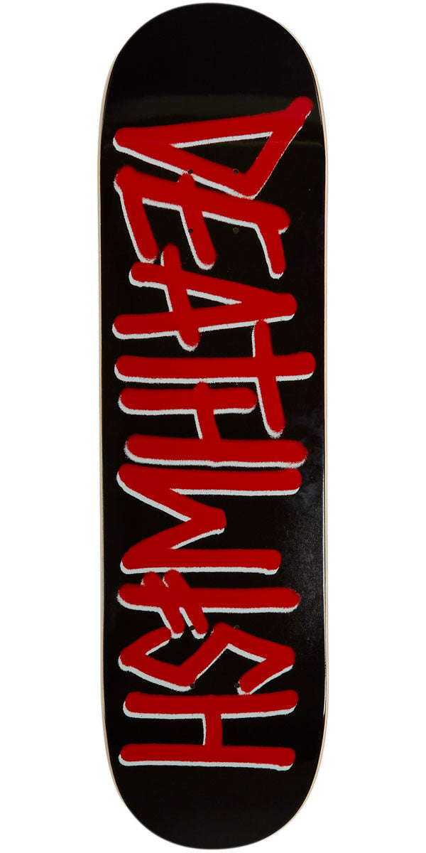 Deathwish Deathspray Skateboard Deck - Black/Red - 8.25