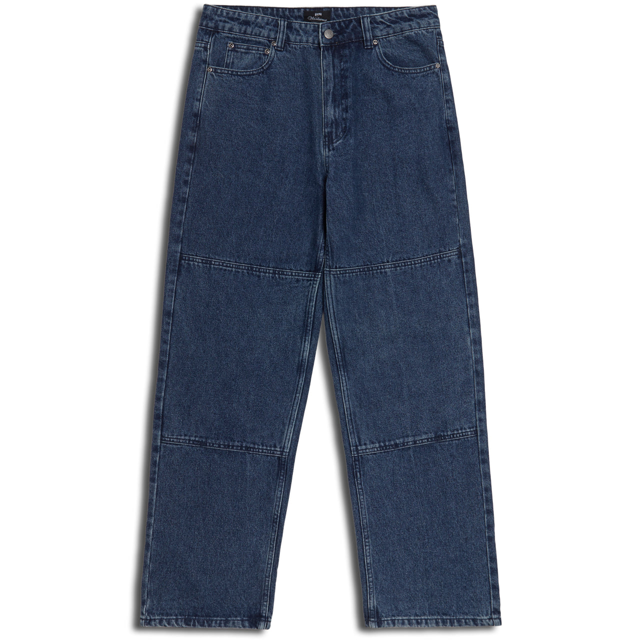 CCS Double Knee Original Relaxed Denim Jeans - True Blue image 3