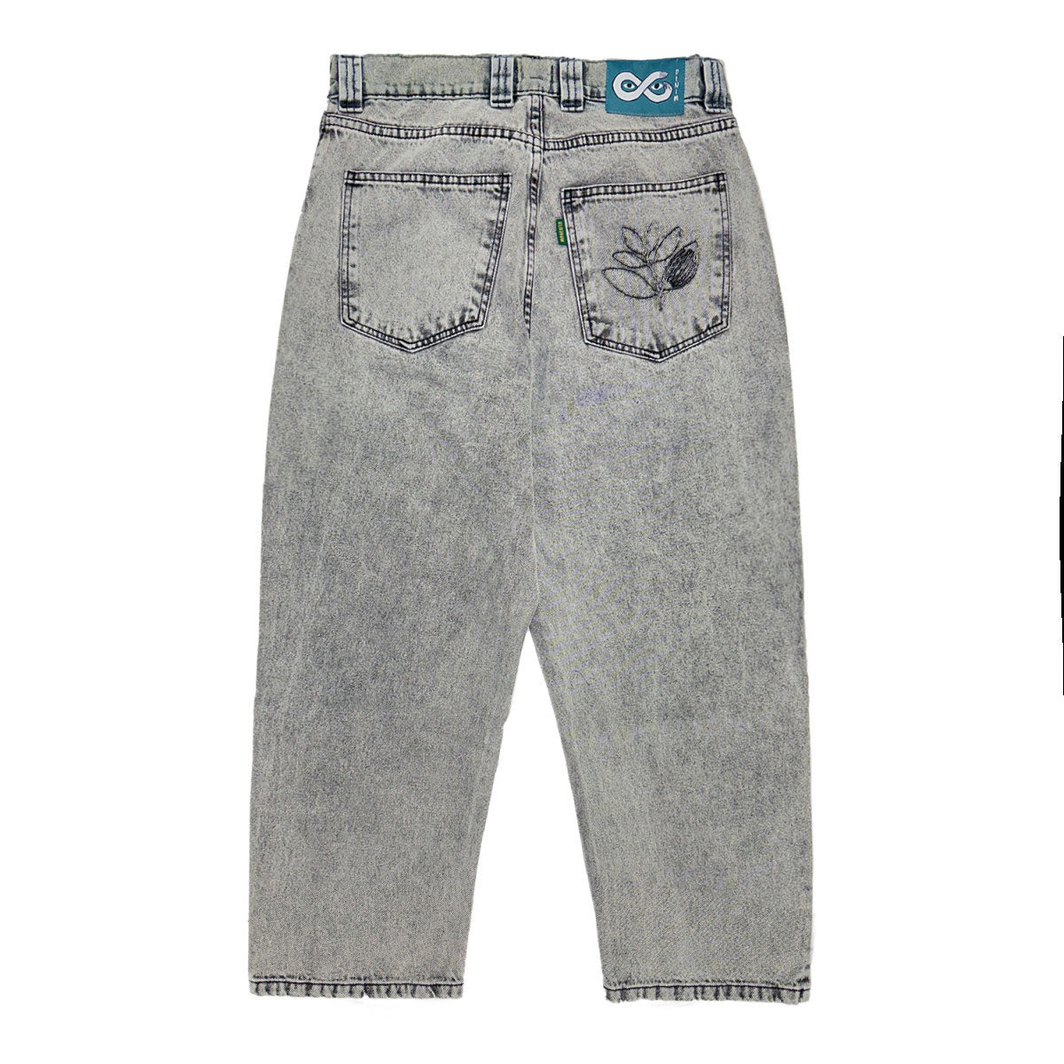 Magenta OG Denim Jeans - Acid Wash image 2