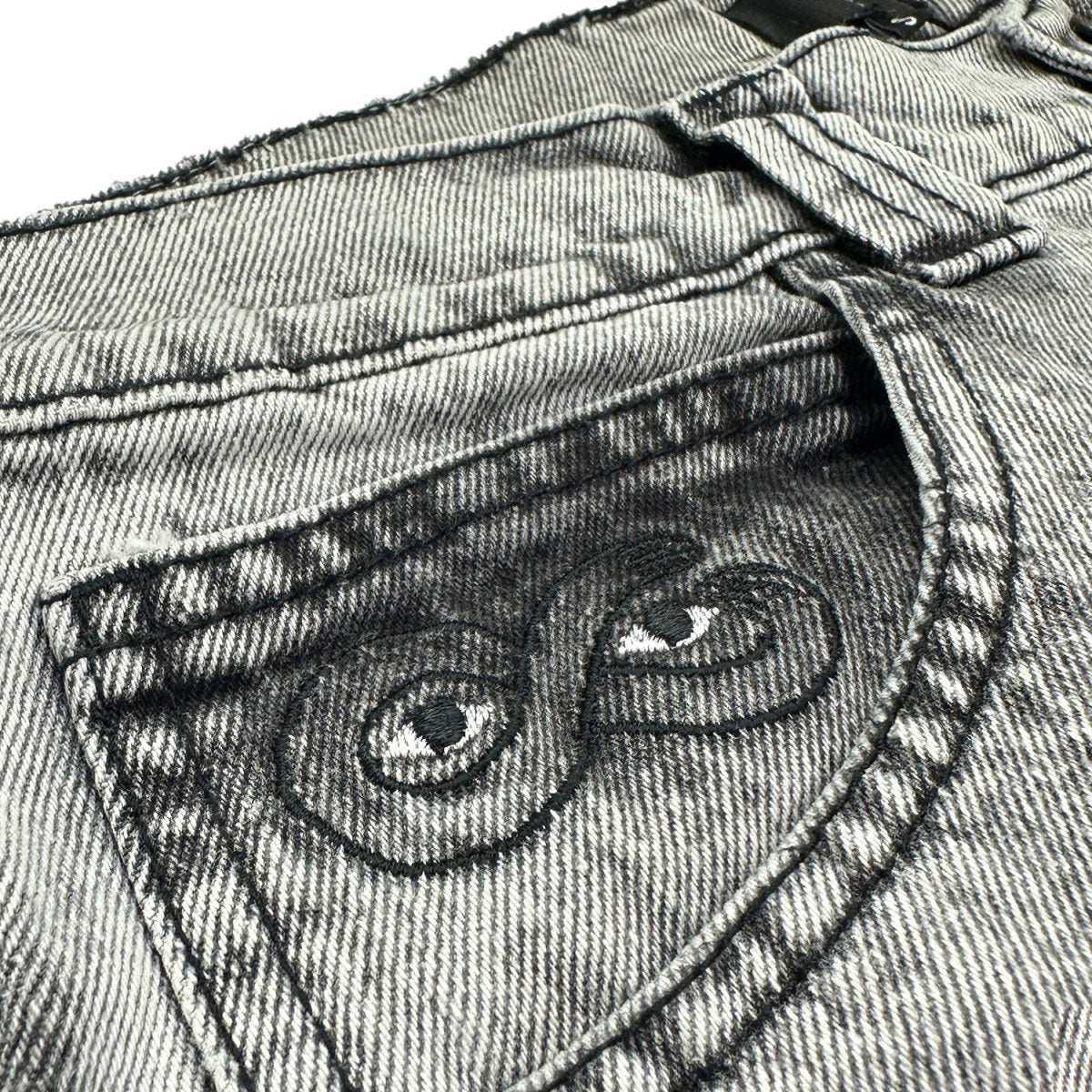 Magenta OG Denim Jeans - Acid Wash image 3