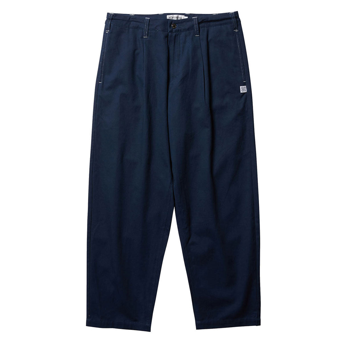 Evisen Bohemian Cotton Pants - Navy image 1