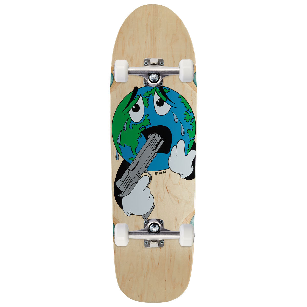 Quasi World Skateboard Complete - Natural - 9.00