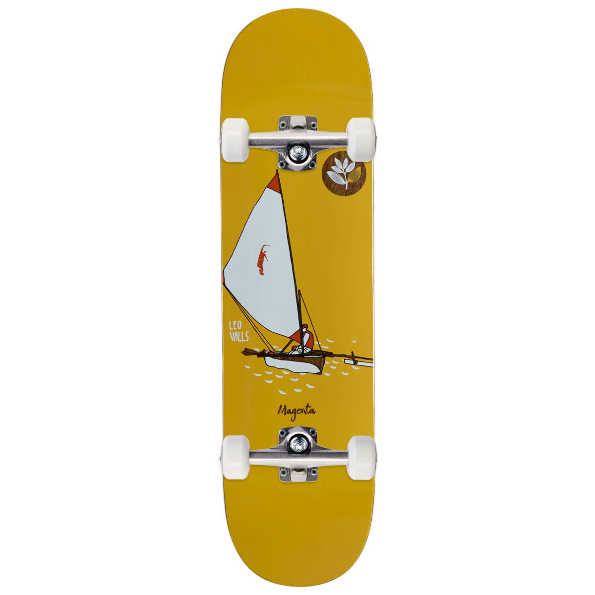 Magenta Leo Valls Nautic Series Skateboard Complete - 8.25