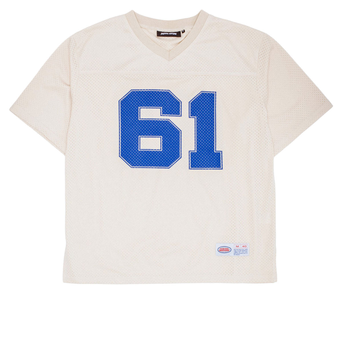 Fucking Awesome Stamp Logo Practice Jersey - Cream image 1