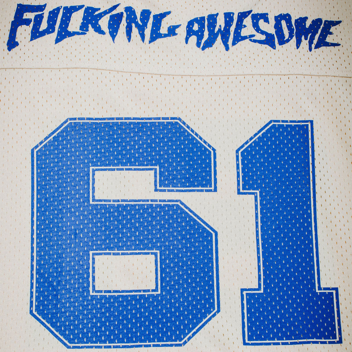 Fucking Awesome Stamp Logo Practice Jersey - Cream image 3