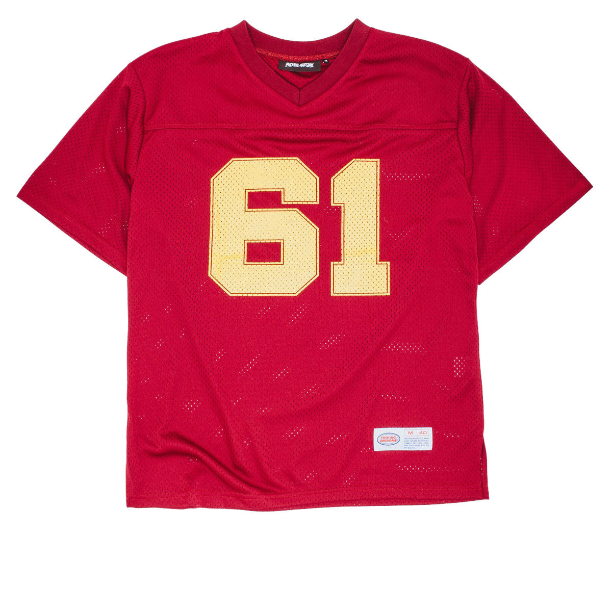 Fucking Awesome Stamp Logo Practice Jersey - Red image 1