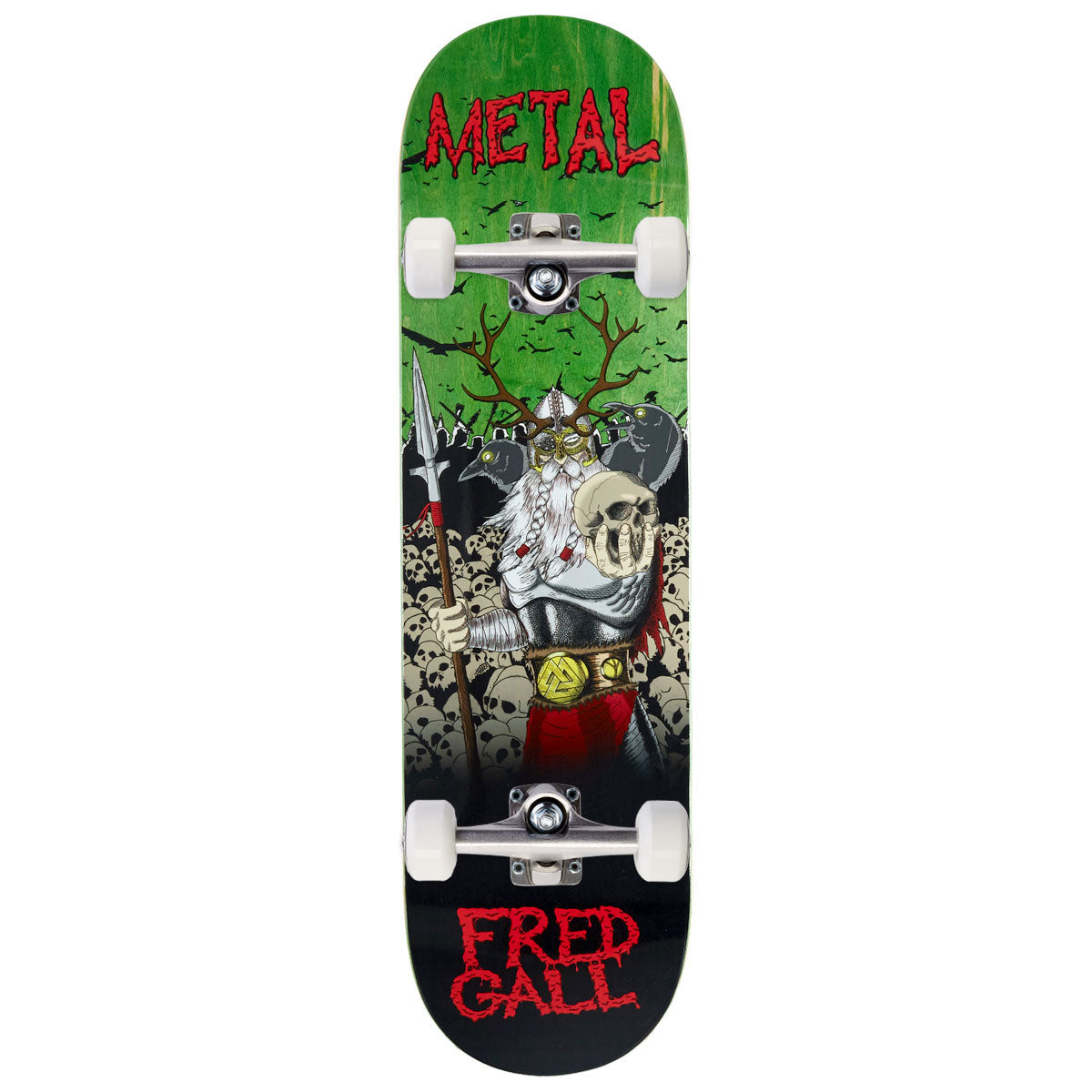 Metal Fred Gall Odin Skateboard Complete - 8.50