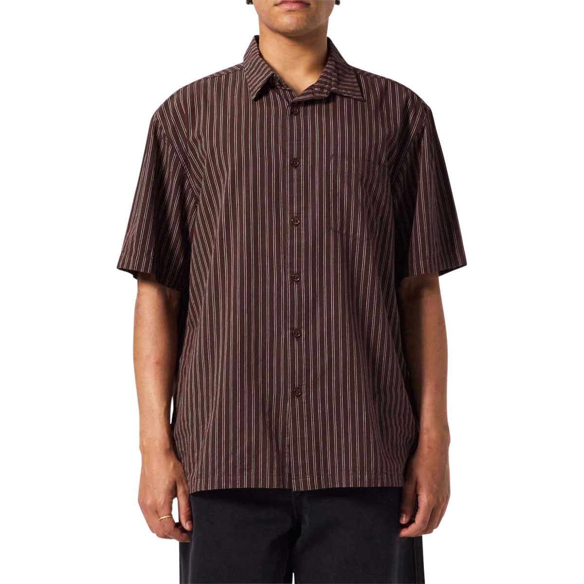 Former Reynolds Stripe Shirt - Brown image 1