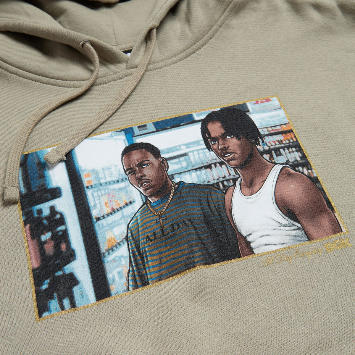 DGK Corner Store Hoodie - Cement image 2