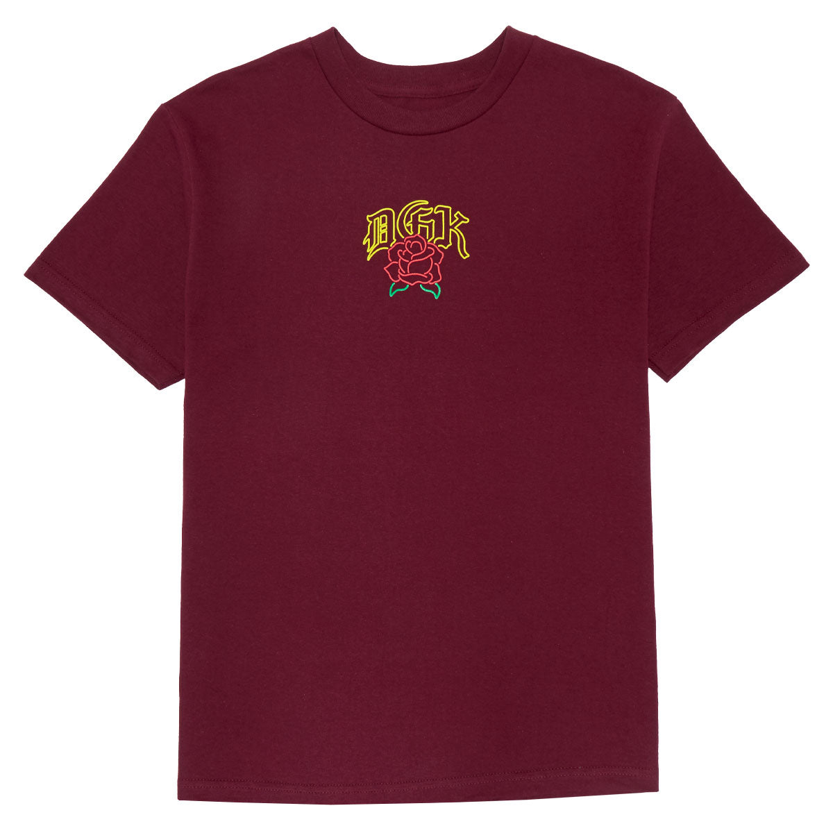 DGK Deus T-Shirt - Burgundy image 1