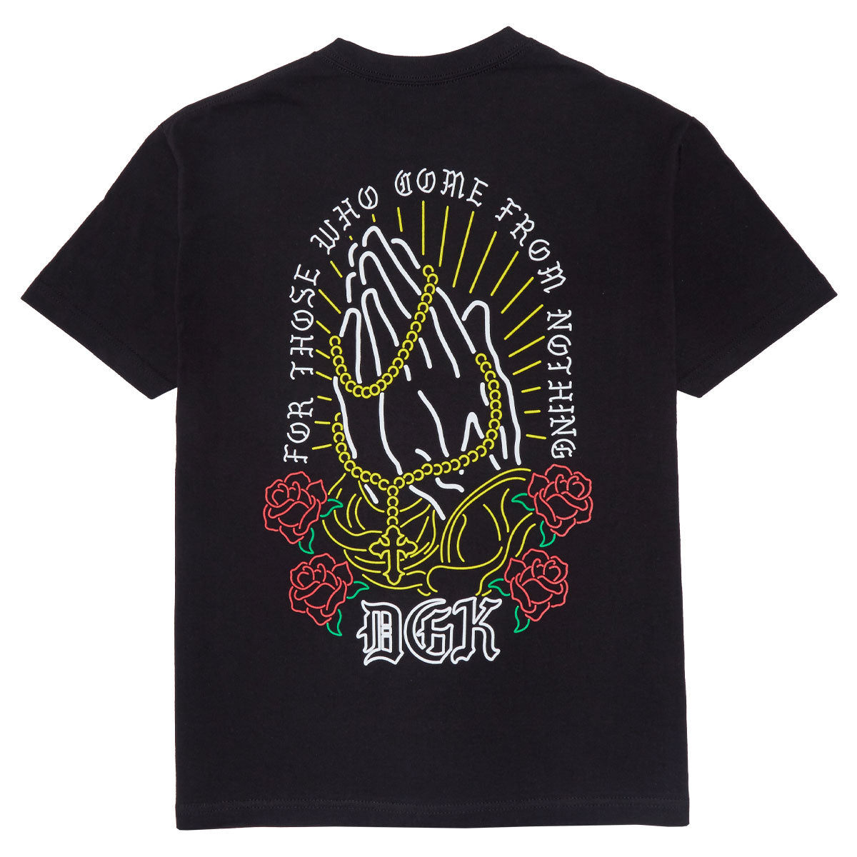DGK Deus T-Shirt - Black image 2