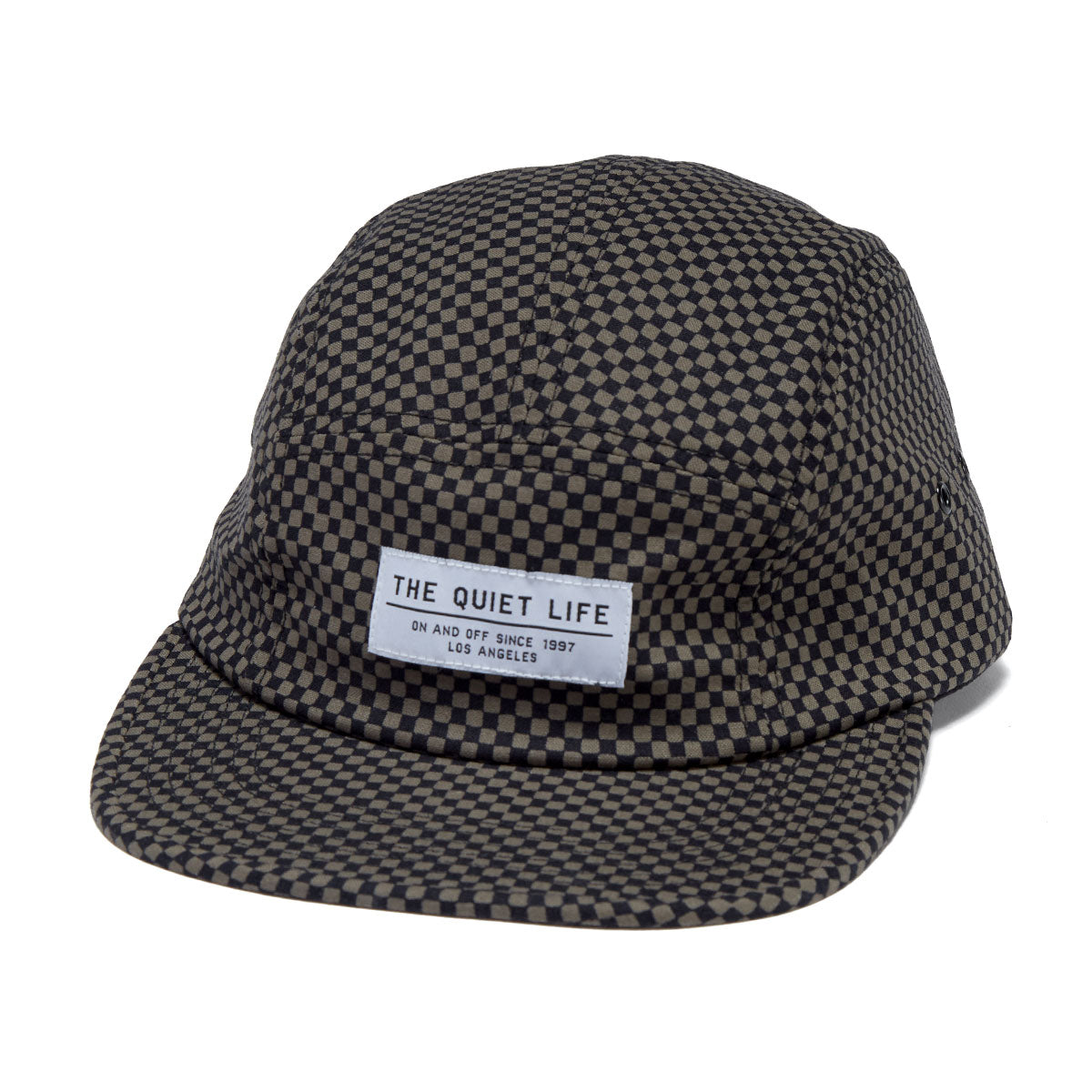 The Quiet Life Checkerboard Camper Hat - Black/Charcoal image 1