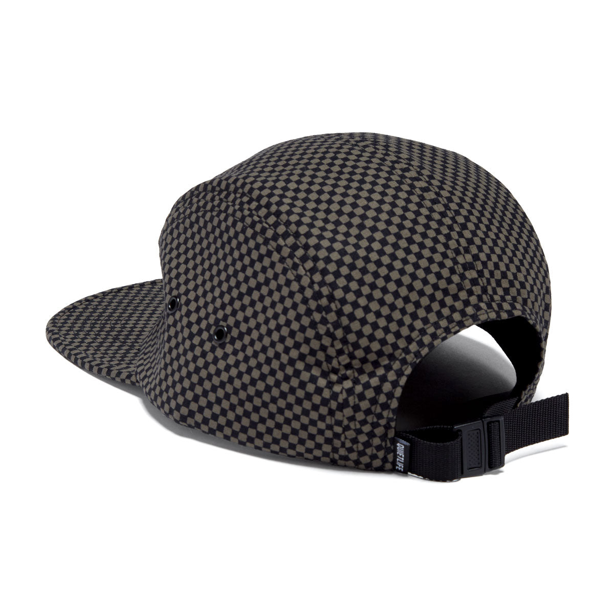 The Quiet Life Checkerboard Camper Hat - Black/Charcoal image 2