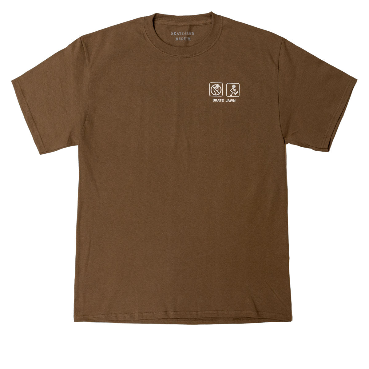 Skate Jawn Shipping T-Shirt - Brown image 2