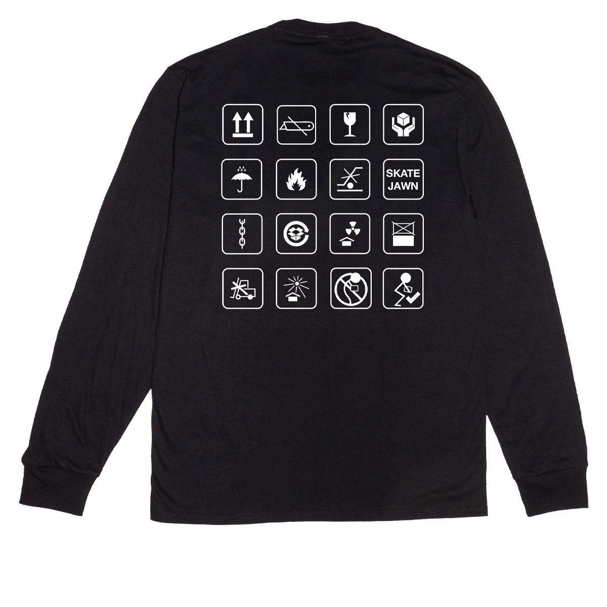 Skate Jawn Shipping Long Sleeve T-Shirt - Black image 1