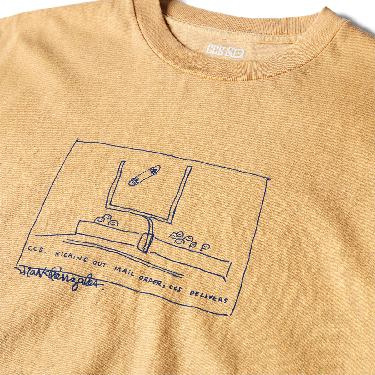 CCS Gonz 2001 Reissue T-Shirt - Faded Mustard image 3