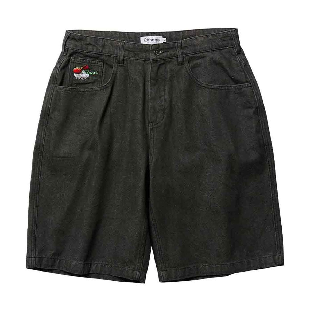 Evisen Sushi Denim Shorts - Black image 1