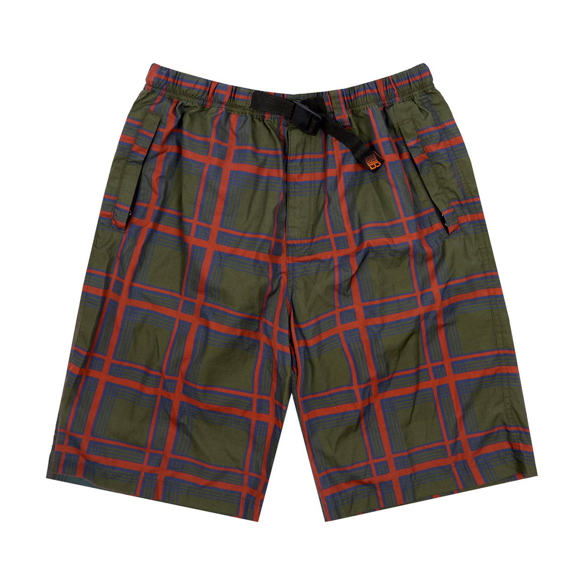 Bronze 56k Plaid Shorts - Dark Green image 1