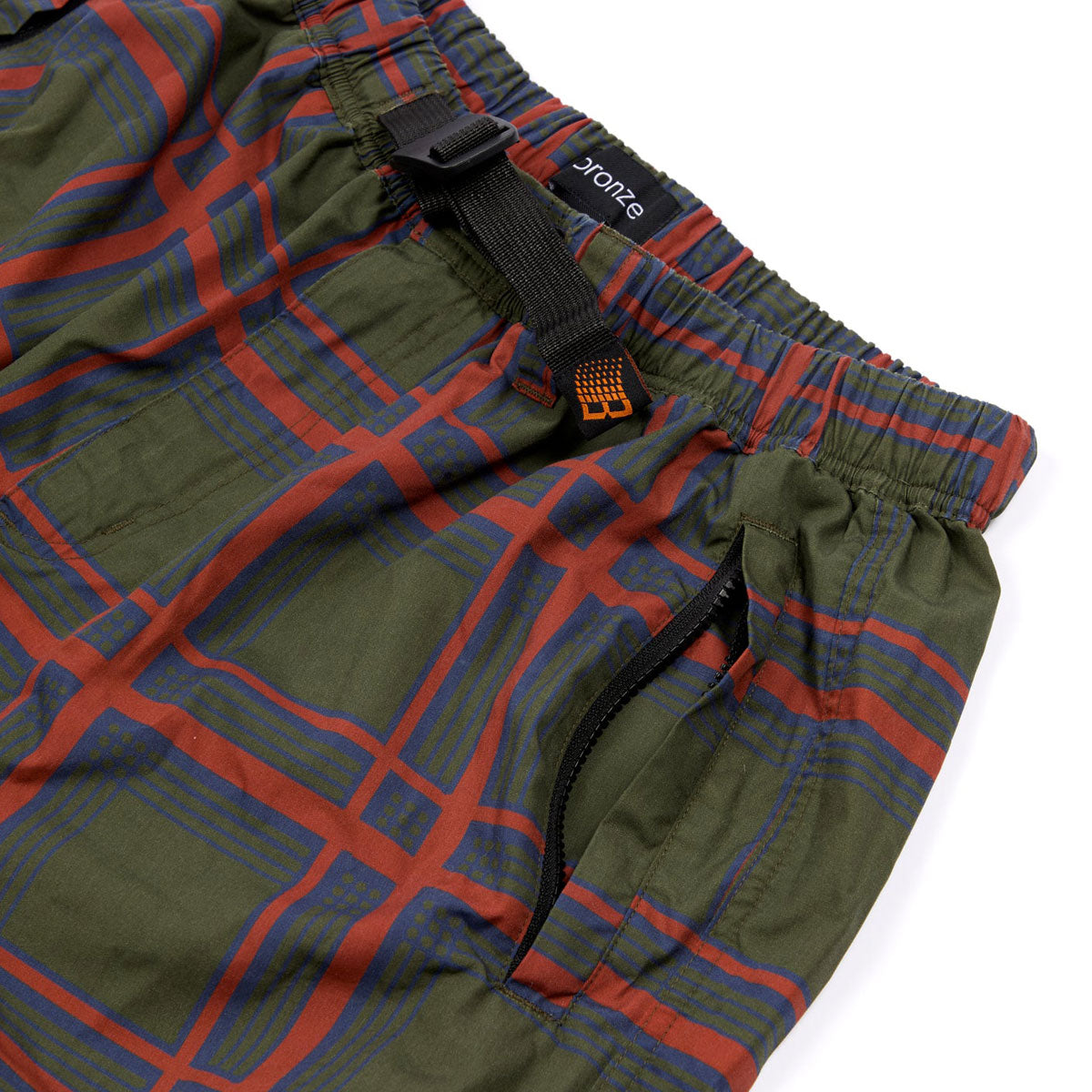 Bronze 56k Plaid Shorts - Dark Green image 3