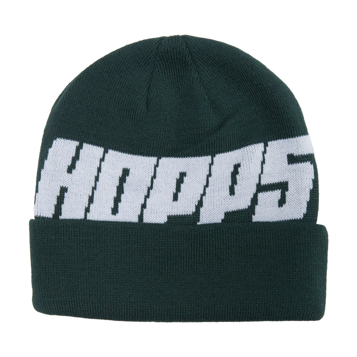 Hopps Big Hopps Knitted Beanie - Hunter Green/White image 1