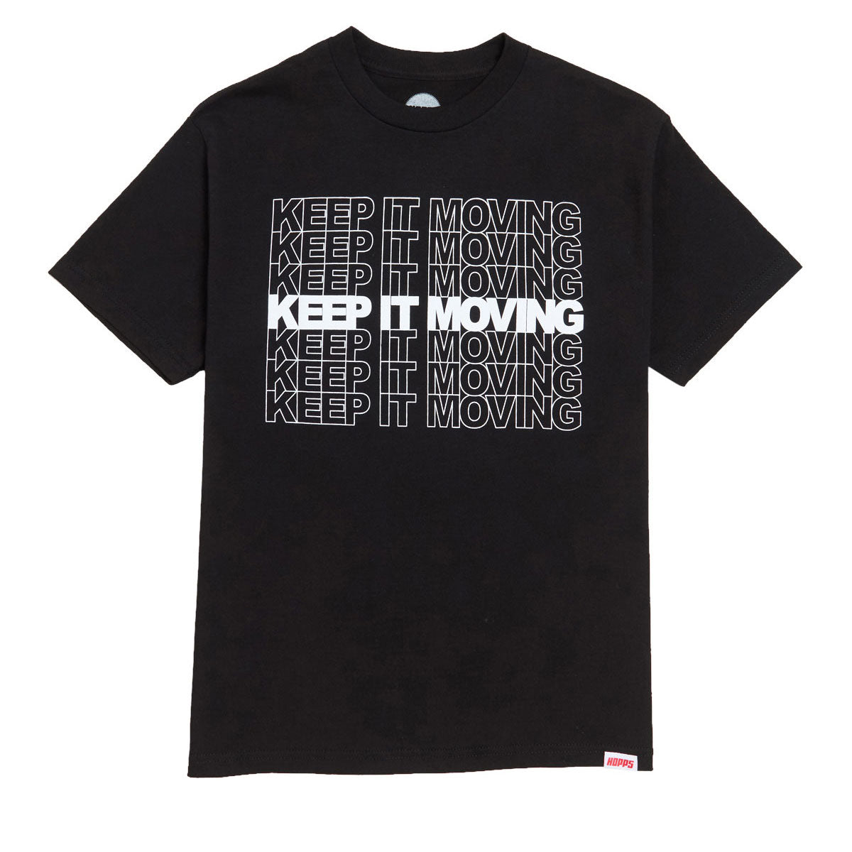 Hopps Keep It Moving T-Shirt - Black image 1