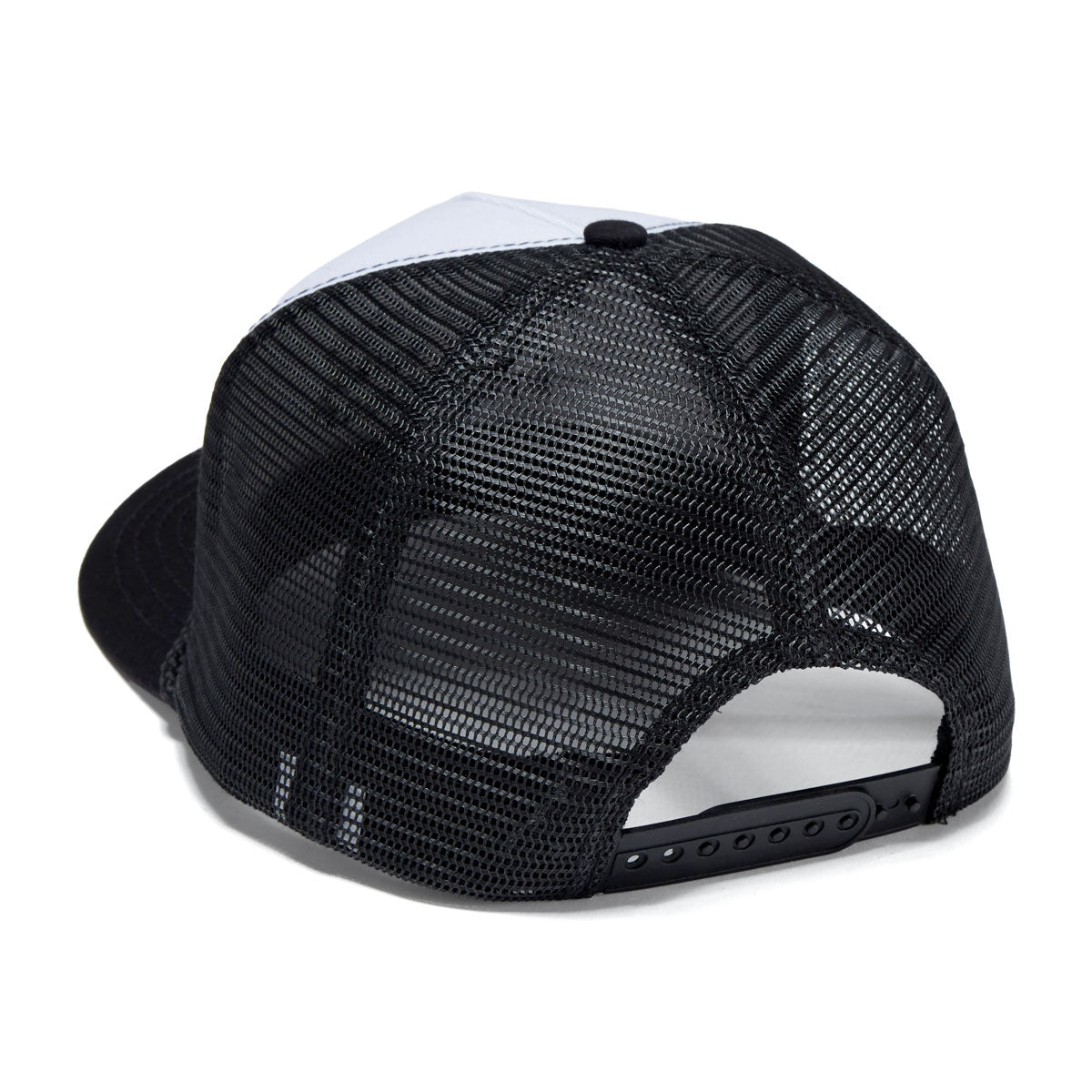 Jenkem Front Blunt Trucker Hat - White/Black image 2