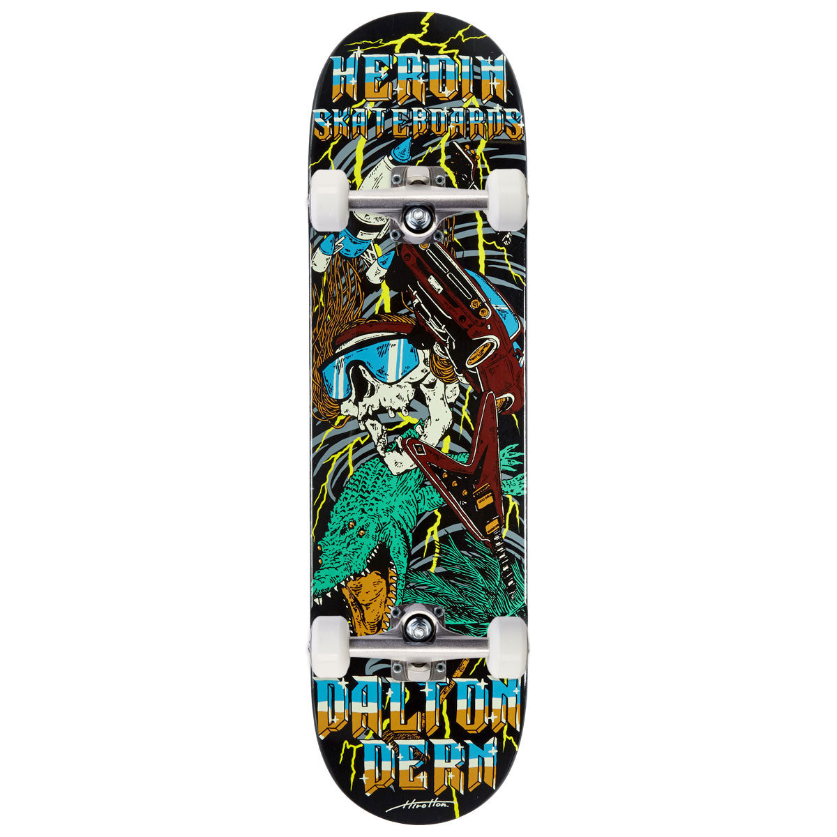 Heroin Dalton Dern Hurricane Skateboard Complete - 8.50